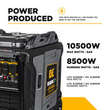 BE Power Equipment Tri-Fuel Digital Inverter Generator 10500W - BE10500IT