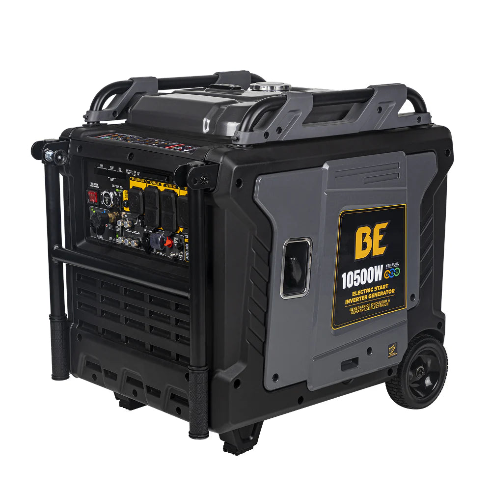 BE Power Equipment Tri-Fuel Digital Inverter Generator 10500W - BE10500IT