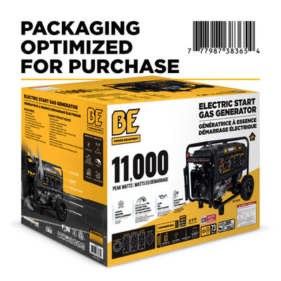 BE Power Equipment 11000W Portable Generator - BE11000