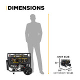 BE Power Equipment Tri-Fuel Generator 12500W - BE12500T