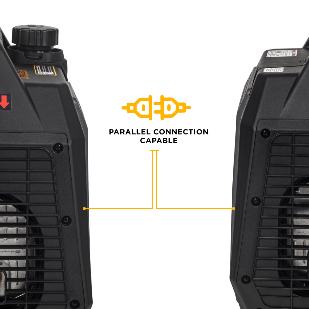 BE Power Equipment Dual Fuel Inverter Generator 4,700 Watt Gasoline and Propane with Electric Start and CO Shutdown - BE4700ID - view 11