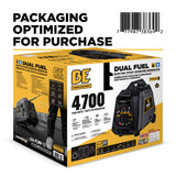 BE Power Equipment Dual Fuel Inverter Generator 4,700 Watt Gasoline and Propane with Electric Start and CO Shutdown - BE4700ID - view 15