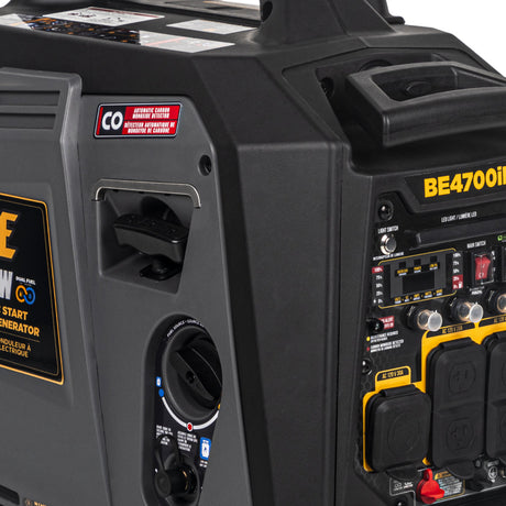 BE Power Equipment Dual Fuel Inverter Generator 4,700 Watt Gasoline and Propane with Electric Start and CO Shutdown - BE4700ID - view 5