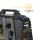 BE Power Equipment Dual Fuel Inverter Generator 4,700 Watt Gasoline and Propane with Electric Start and CO Shutdown - BE4700ID - view 10