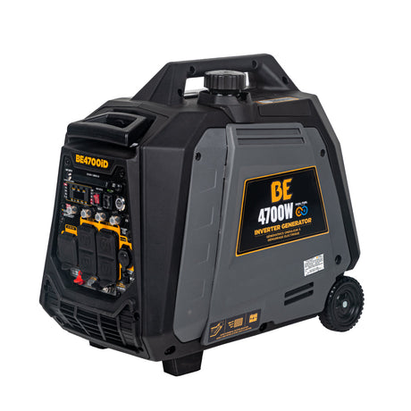 BE Power Equipment Dual Fuel Inverter Generator 4,700 Watt Gasoline and Propane with Electric Start and CO Shutdown - BE4700ID