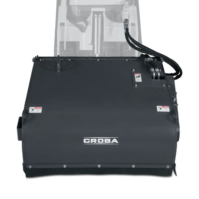 MechMaxx 40" Working Width Box Broom Sweeper Attachment for Mini Skid Steer - Model BS40