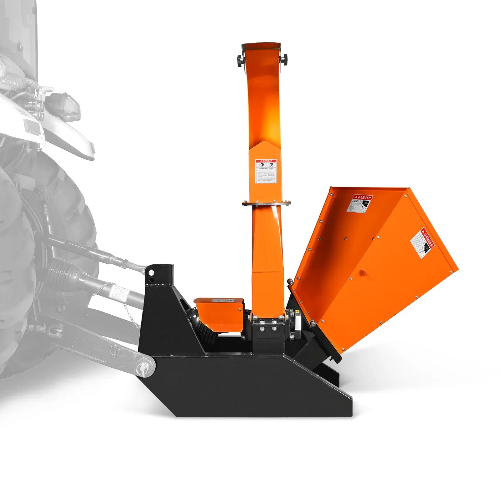 MechMaxx 3-Point PTO Wood Chipper Attachment for Tractors up to 45HP with PTO Shaft Included, Model BX42S