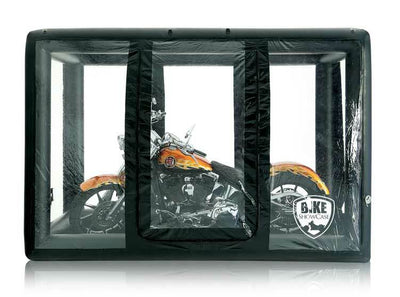 CarCapsule 12 ft Bike ShowCase Indoor Black Cover - BBSH12