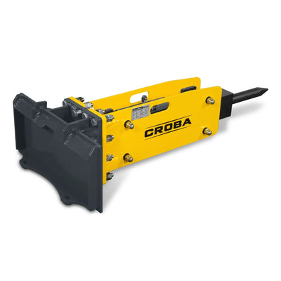 MechMaxx 300 ft-lbs Hydraulic Concrete Breaker Hammer Attachment for Mini Skid Steer