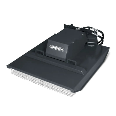 MechMaxx 42" Hydraulic Brush Cutter Attachment for Mini Skid Steer with Motor