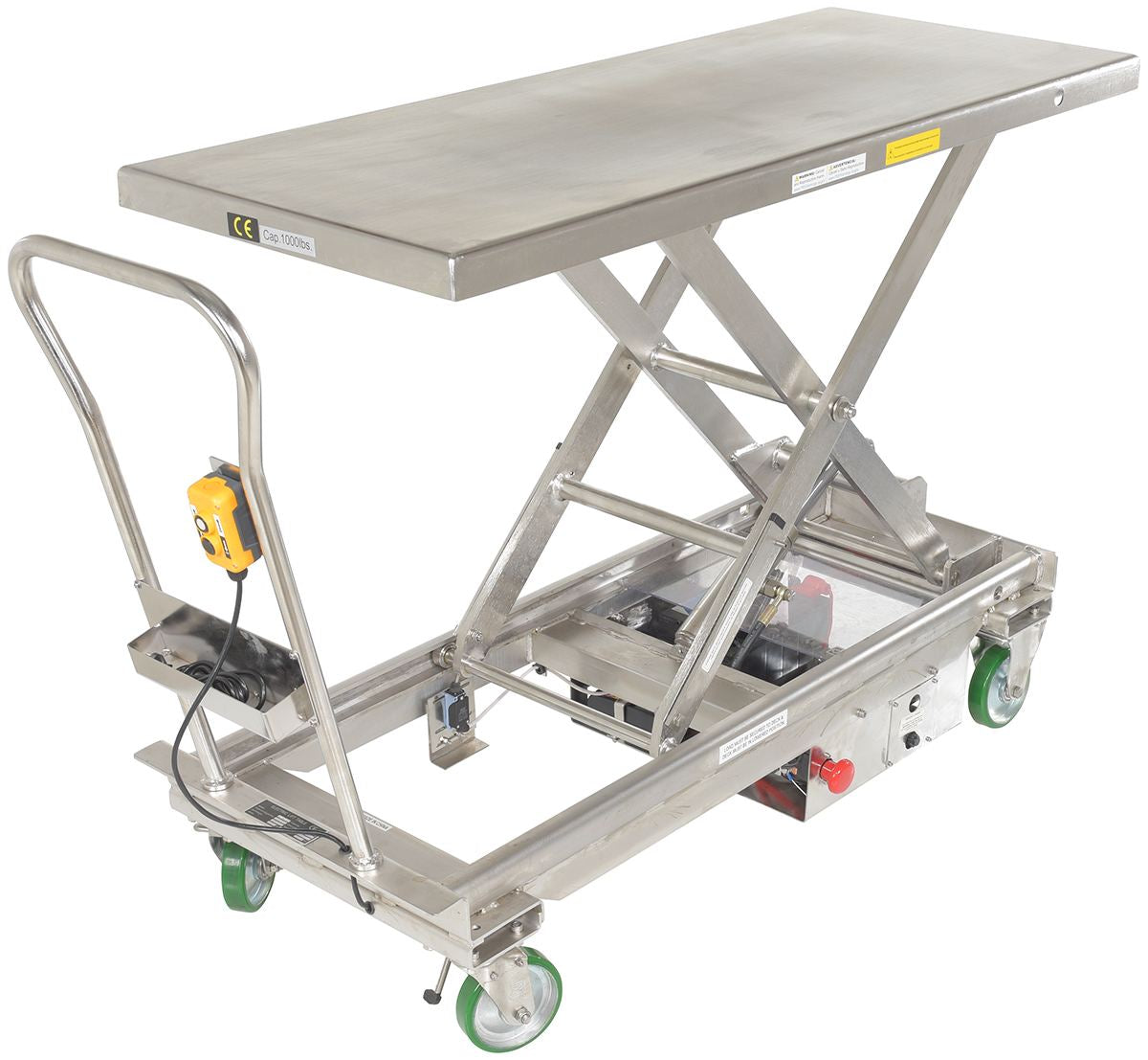Vestil CART-1000-LD-DC-SS Service Cart
