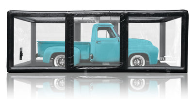 CarCapsule 16 ft Tall ShowCase Indoor Black Cover - CCSH16T