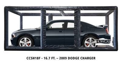 CarCapsule 18 ft ShowCase Indoor Black Cover - CCSH18