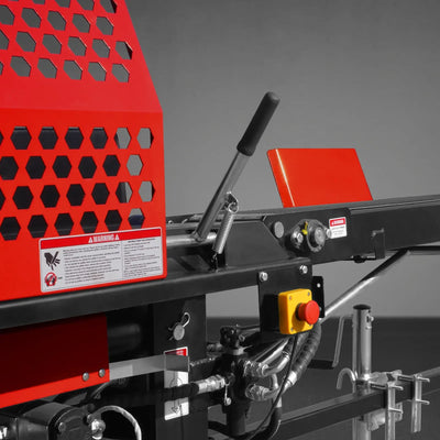 MechMaxx 20 Ton Log Splitter Processor with Conveyor, 24" x 15" Capacity with 18" Chainsaw, Model HLS20