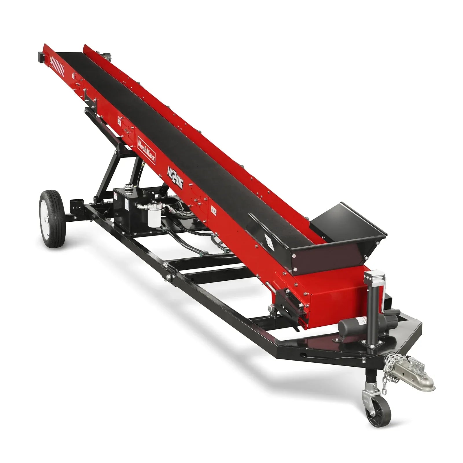 MechMaxx Firewood Conveyor with 7HP 212cc Engine, 124" Max Lift Height, 236" Length, Model HC2016
