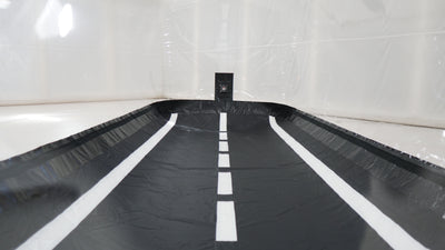 CarCapsule 16 ft Tall Signature Series Indoor Capsule w/ Road Design Floor & IntelliCharger – CS16TF
