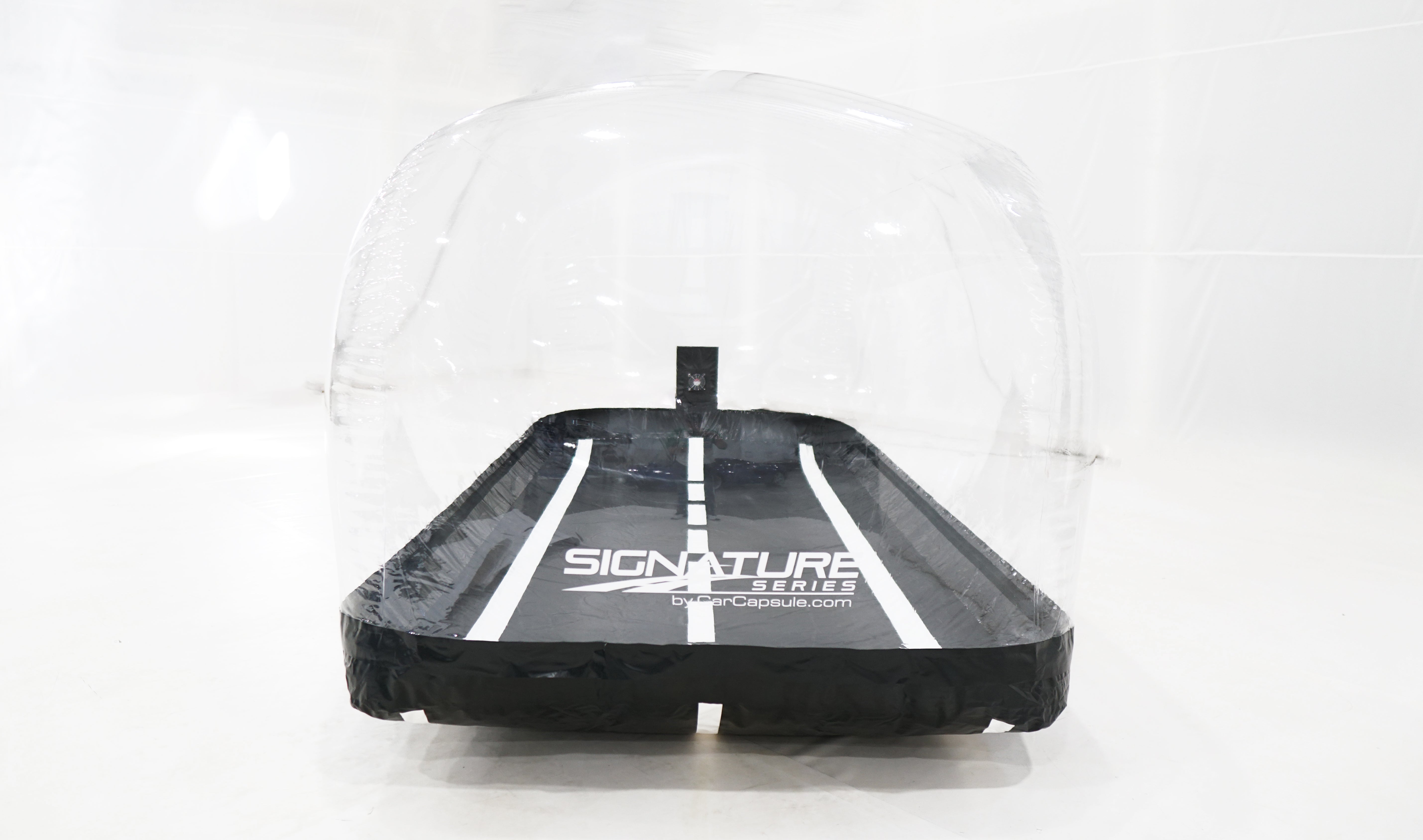CarCapsule 18 ft Tall Signature Series Indoor Capsule w/ Road Design Floor & IntelliCharger – CS18TF