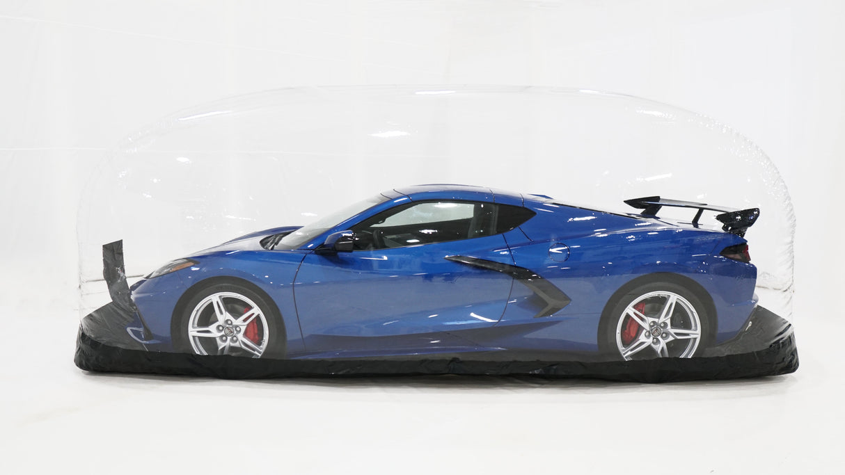 CarCapsule 18 ft Signature Series Indoor Capsule w/ Road Design Floor & IntelliCharger – CS18F