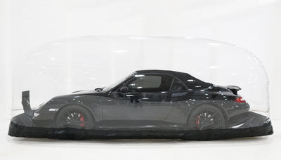 CarCapsule 16 ft Indoor Signature Series Vehicle Capsule w/Road Emblazoned Floor & IntelliCharger