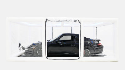 CarCapsule 16 ft Signature Series ShowCase Indoor Capsule w/ Road Design Floor, IntelliCharger & LED Kit - CCSH16SIG