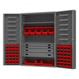 Durham DCBDLP724RDR-1795 Bin Storage Cabinet