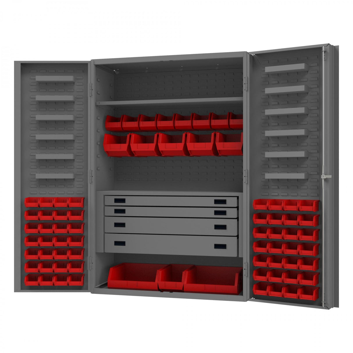 Durham DCBDLP724RDR-1795 Bin Storage Cabinet