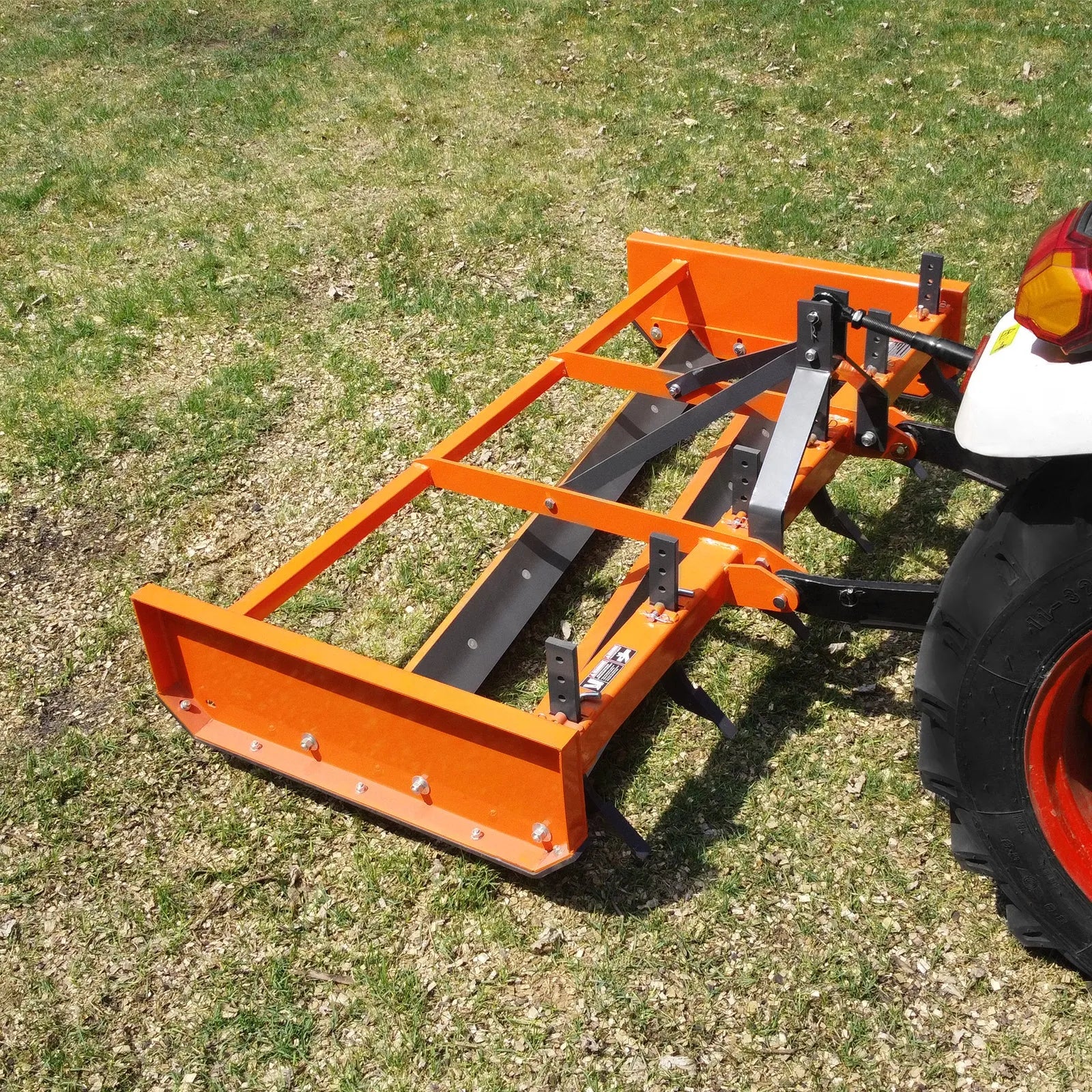 MechMaxx 72" Heavy Duty Land Leveler with Shanks, 3-Point Hitch, Model LP72