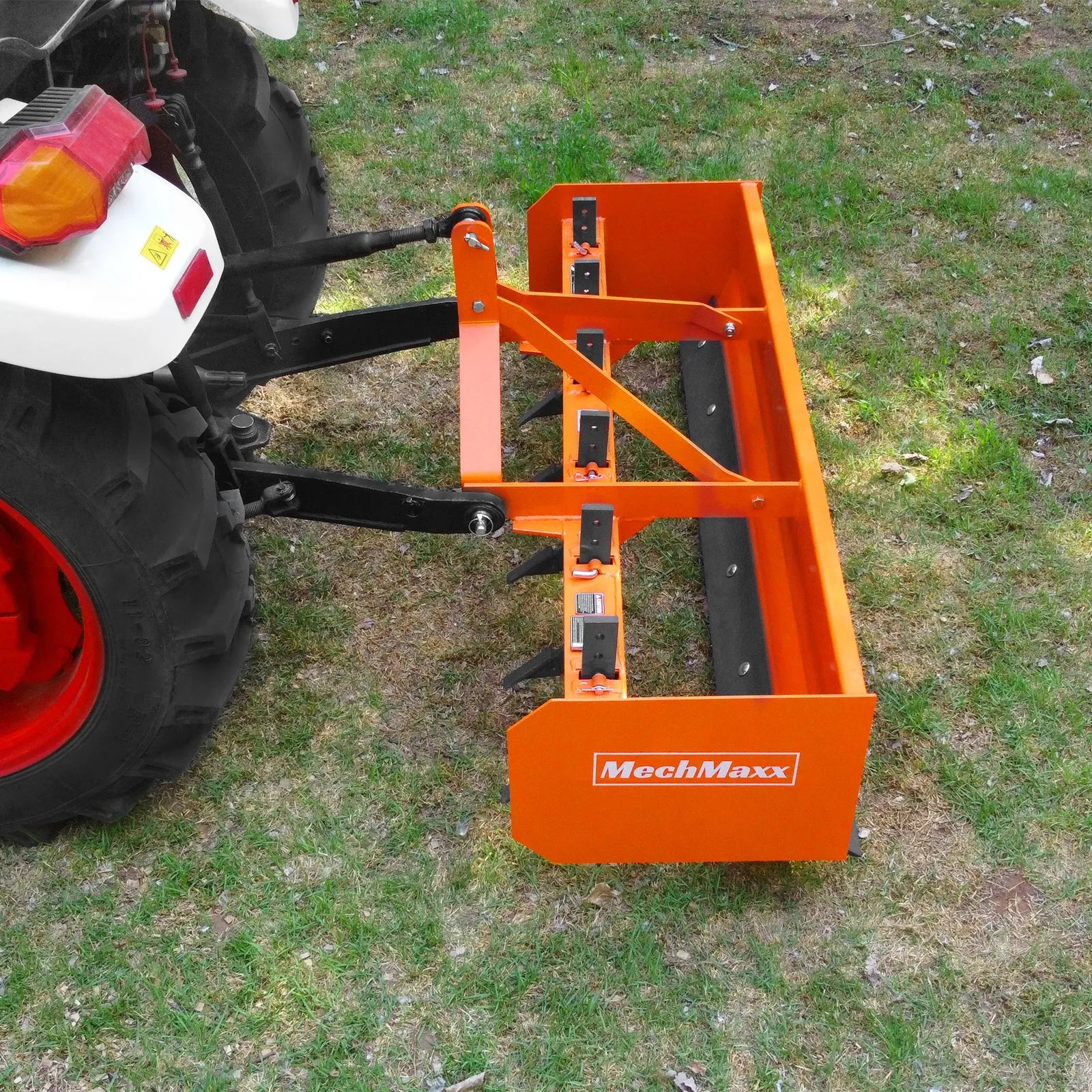 MechMaxx 72" Box Blade Scraper with 6 Shanks, 3-Point Hitch, Model BB72