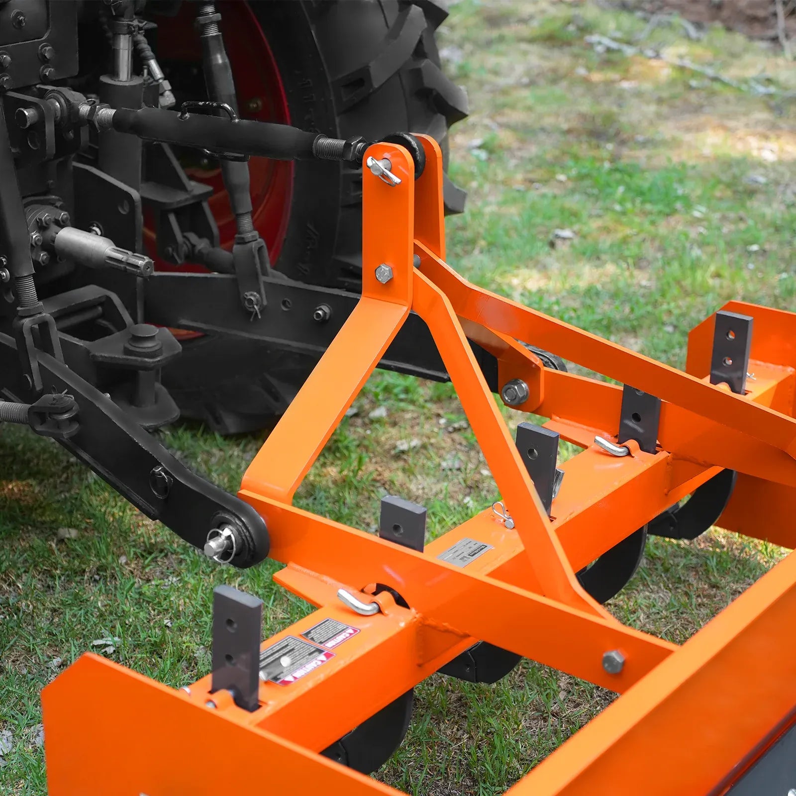 MechMaxx 60" Box Blade Scraper with 5 Shanks, 3-Point Hitch, Model BB60