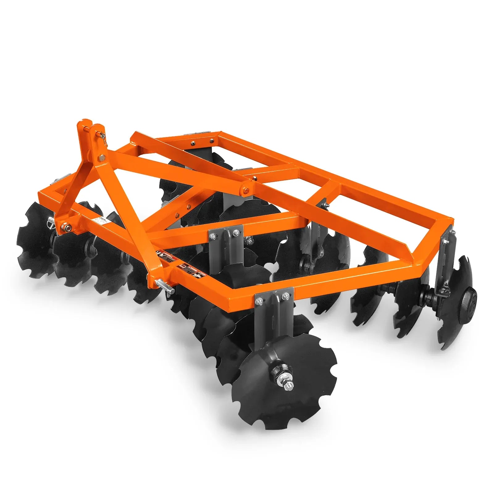 MechMaxx 72" Tractor Notched Disc Harrow, 3-Point Hitch, Model DH72