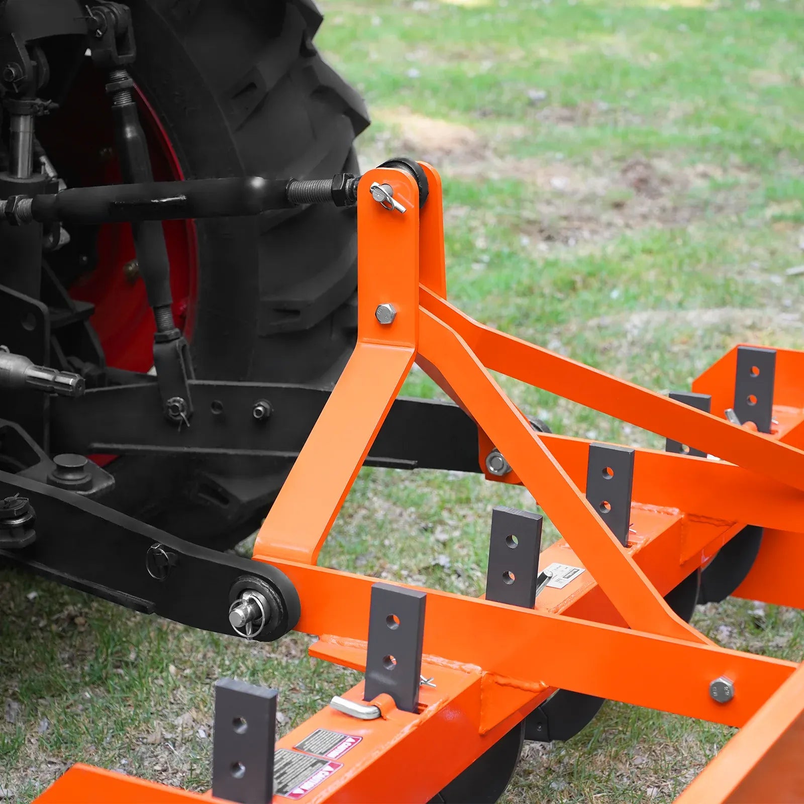 MechMaxx 72" Box Blade Scraper with 6 Shanks, 3-Point Hitch, Model BB72