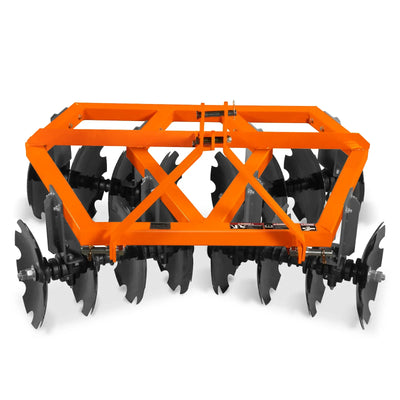 MechMaxx 60" Tractor Notched Disc Harrow, 3-Point Hitch, Model DH60