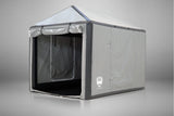 CarCapsule 10 ft Bike ShowCase Outdoor Cover w/ Pitched Roof (9 ft Peak, Dual Bike) - BBSHO10
