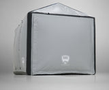 CarCapsule 10 ft Bike ShowCase Outdoor Cover w/ Pitched Roof (9 ft Peak, Dual Bike) - BBSHO10