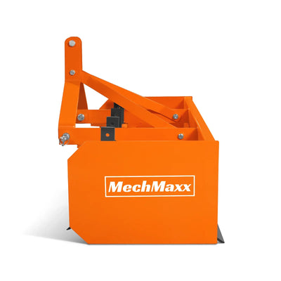 MechMaxx 60" Box Blade Scraper with 5 Shanks, 3-Point Hitch, Model BB60