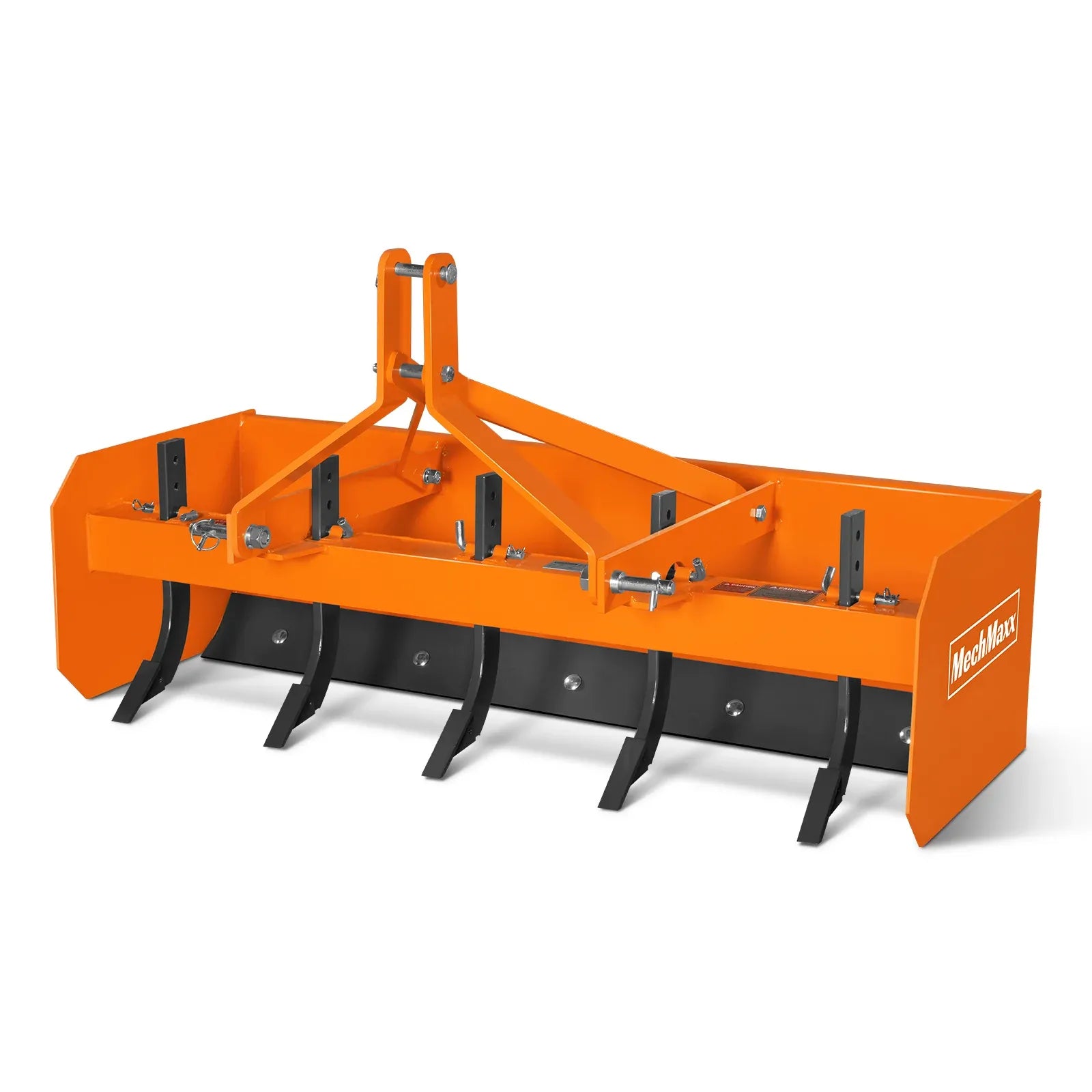 MechMaxx 60" Box Blade Scraper with 5 Shanks, 3-Point Hitch, Model BB60