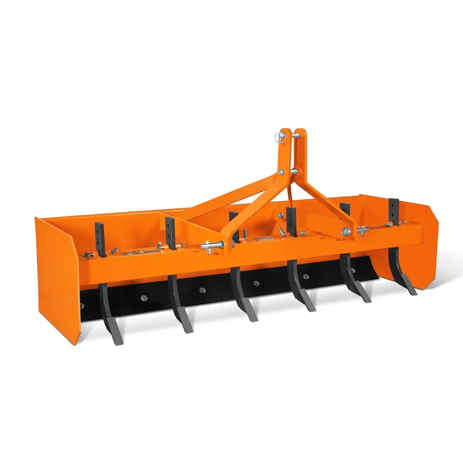 MechMaxx 72" Box Blade Scraper with 6 Shanks, 3-Point Hitch, Model BB72
