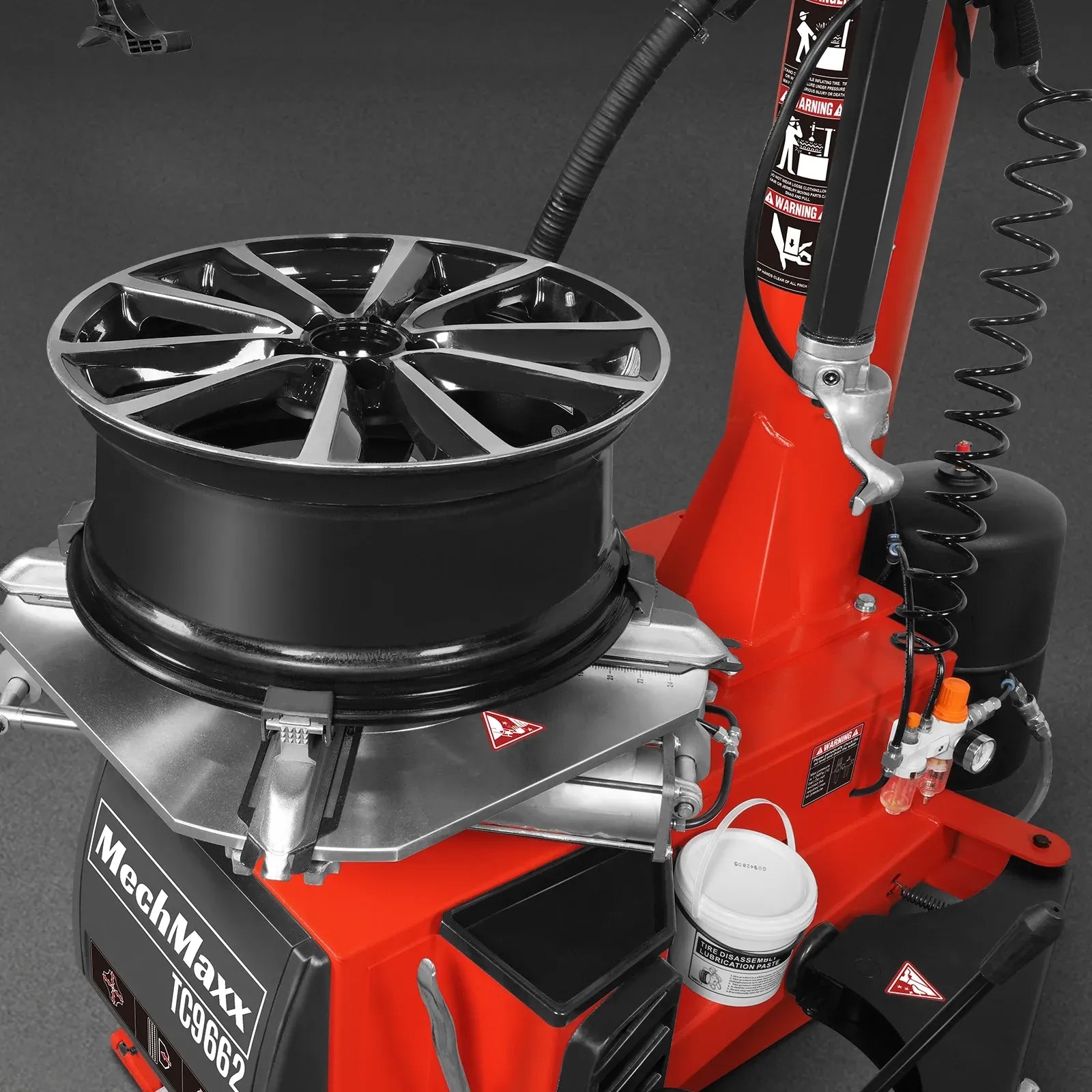 MechMaxx 24" Rim Double Assist Arm Tire Changer with Bead Blaster, Model TC9662