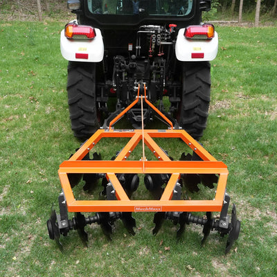 MechMaxx 60" Tractor Notched Disc Harrow, 3-Point Hitch, Model DH60