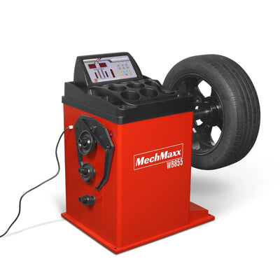 MechMaxx 10–24" Wheel Balancer with 40mm Shaft, Model WB855
