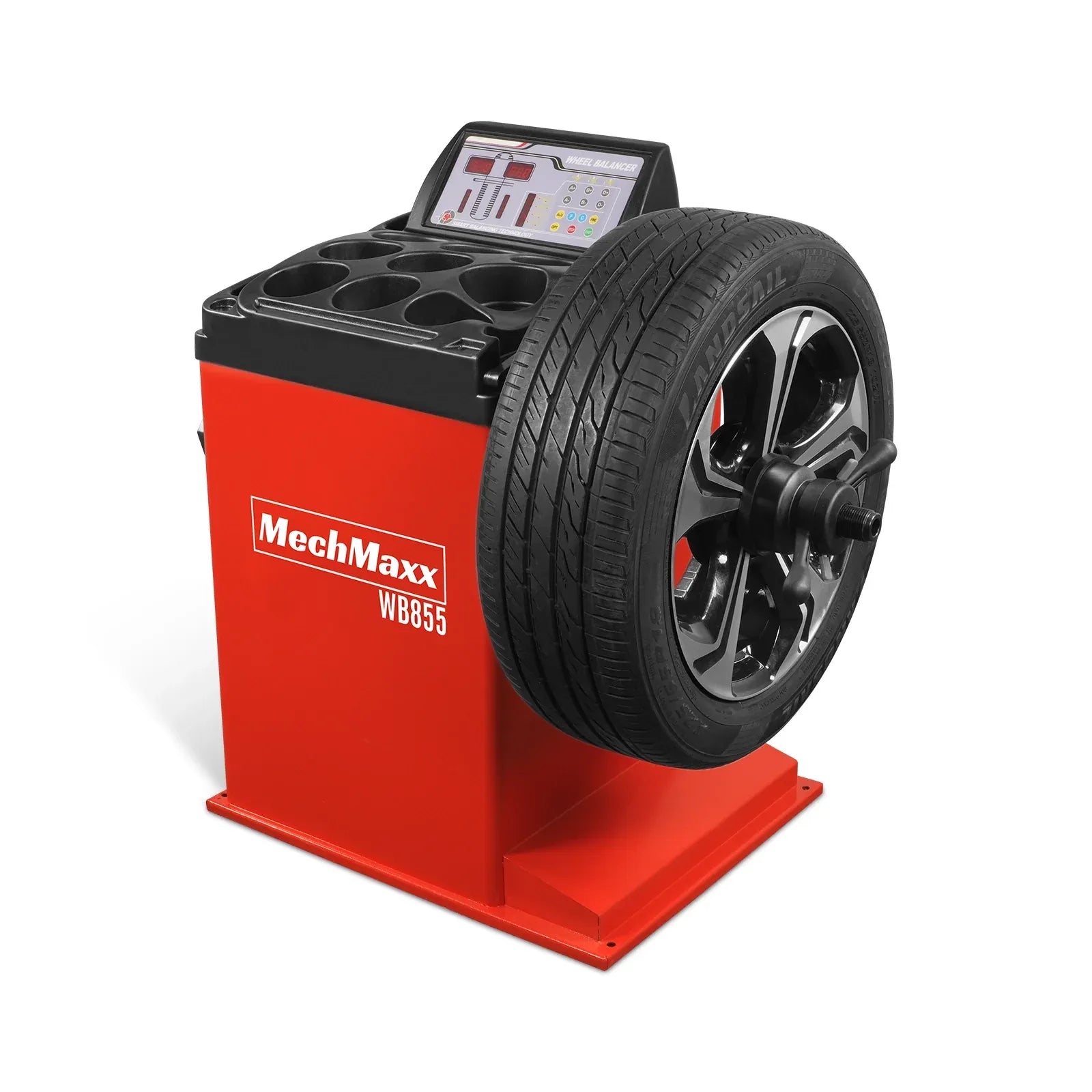 MechMaxx 10–24" Wheel Balancer with 40mm Shaft, Model WB855