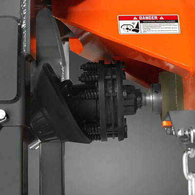 MechMaxx 3-Point PTO Stump Grinder with 30" Flywheel and 44 Carbide Teeth for 40–100HP Tractors, Includes PTO Shaft with Slip Clutch, Model SG30PRO