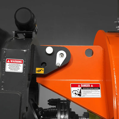 MechMaxx 3-Point PTO Stump Grinder with 30" Flywheel and 44 Carbide Teeth for 40–100HP Tractors, Includes PTO Shaft with Slip Clutch, Model SG30PRO