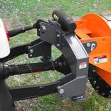 MechMaxx 3-Point PTO Stump Grinder with 30" Flywheel and 44 Carbide Teeth for 40–100HP Tractors, Includes PTO Shaft with Slip Clutch, Model SG30PRO