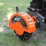 MechMaxx 3-Point PTO Stump Grinder with 30" Flywheel and 44 Carbide Teeth for 40–100HP Tractors, Includes PTO Shaft with Slip Clutch, Model SG30PRO