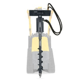 MechMaxx Mini Skid Steer Drive Auger Attachment with 6", 9", and 12" Auger Bits
