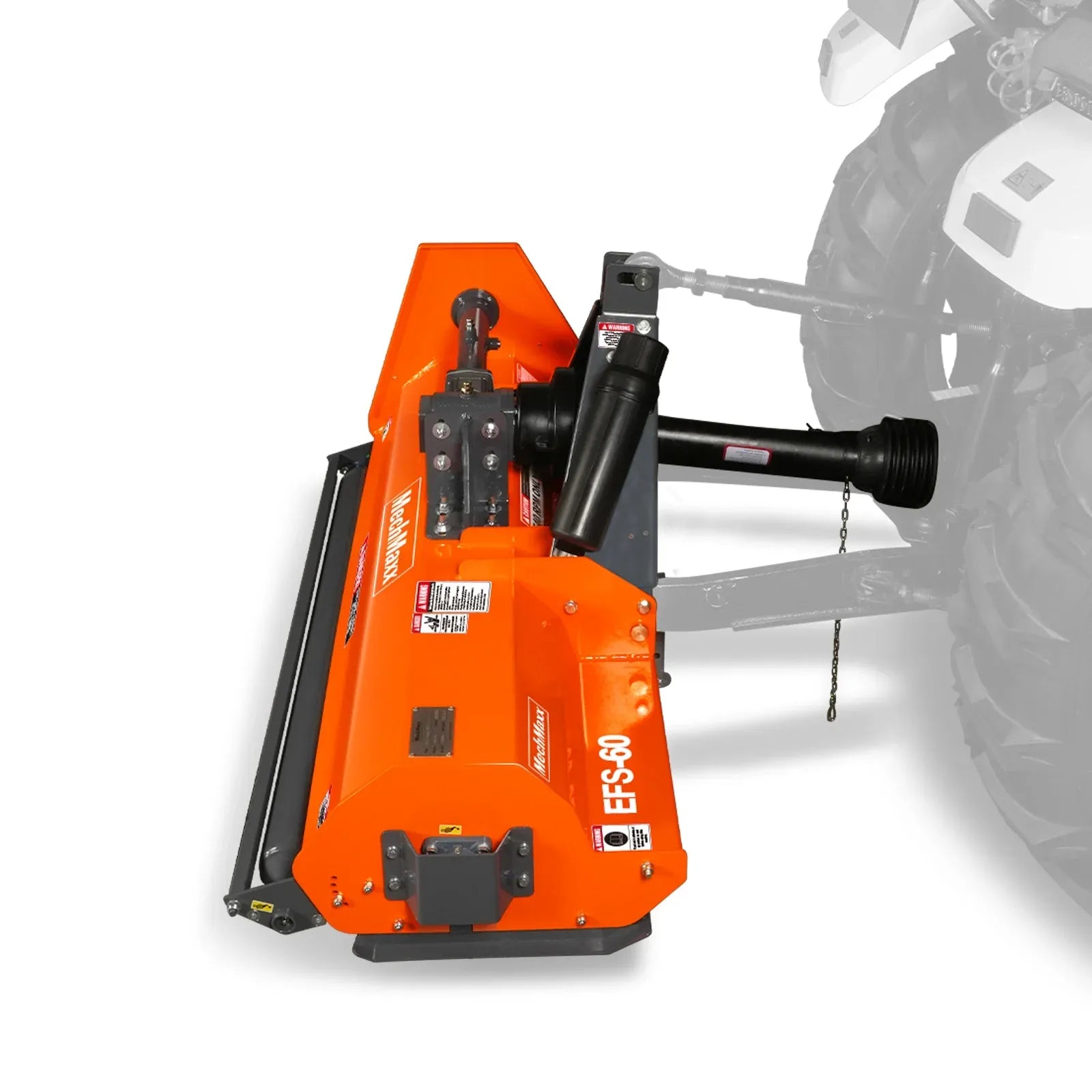 MechMaxx 60" Light Duty PTO Flail Mower, 3-Point Hitch, 15–35HP, Model EFS60