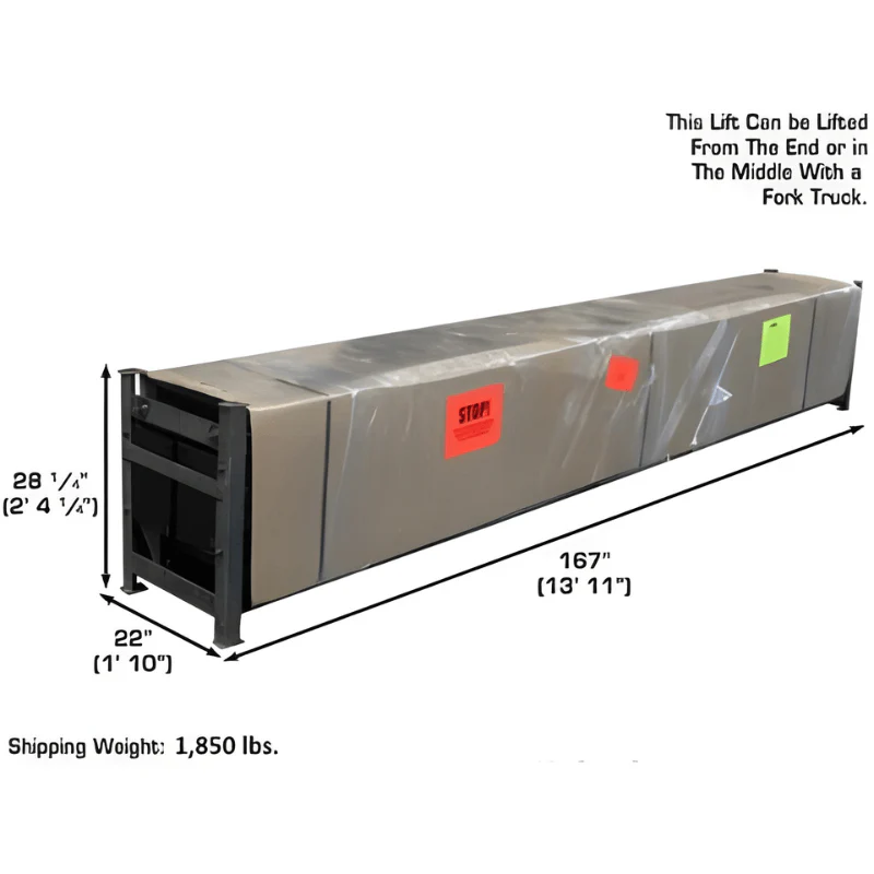 Atlas Garage PRO 8000EXT 8,000 lb Extra Tall 4-Post Vehicle Lift