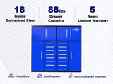Chery Industrial 7ft Garage Storage Cabinet with 16 Drawers - WW000201