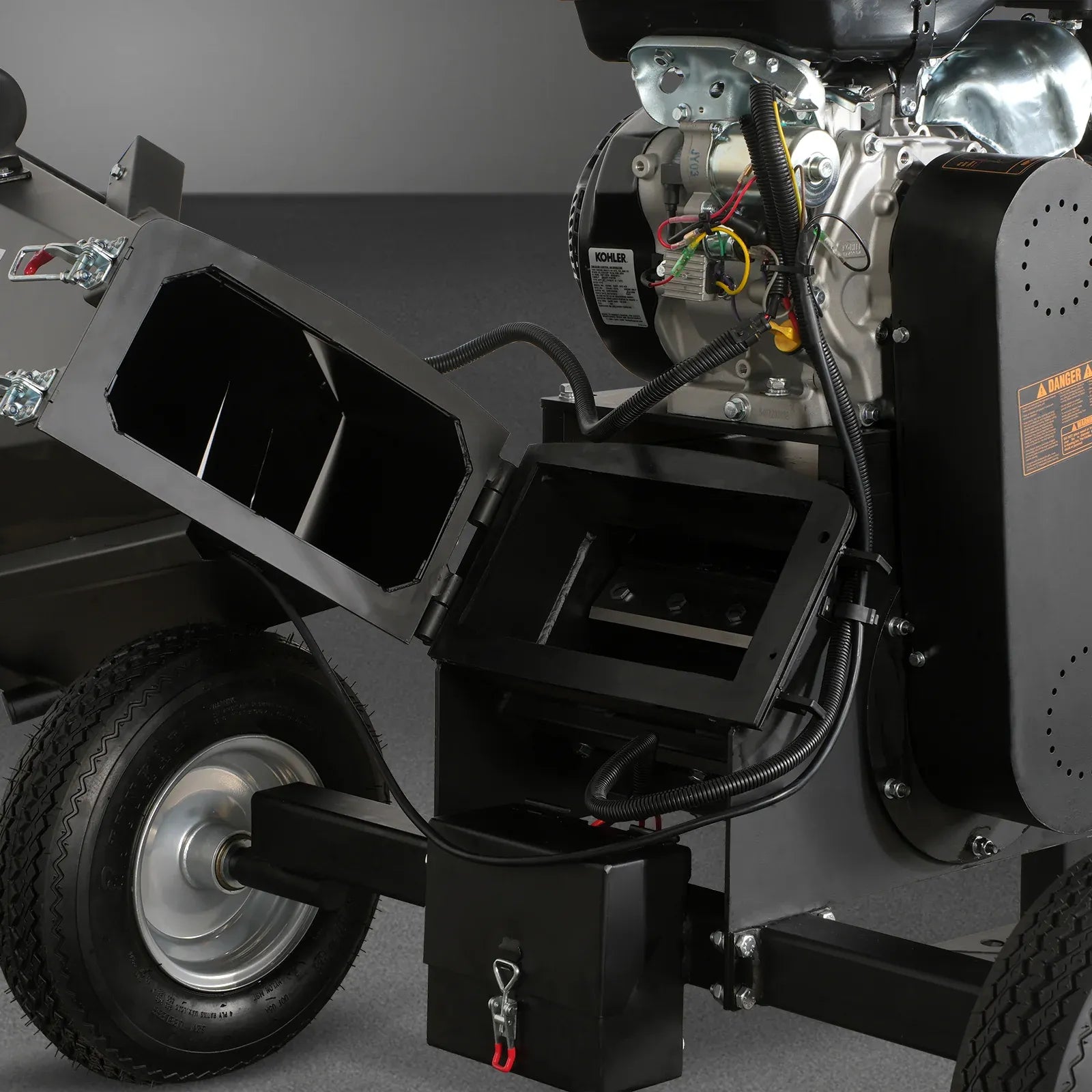 MechMaxx 5" 14HP 429cc KOHLER E-Start Gas Powered Wood Chipper, Model GS1500